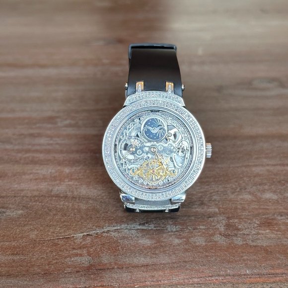 Joe Rodeo Skeleton Face Diamond Watch 243 Diamonds